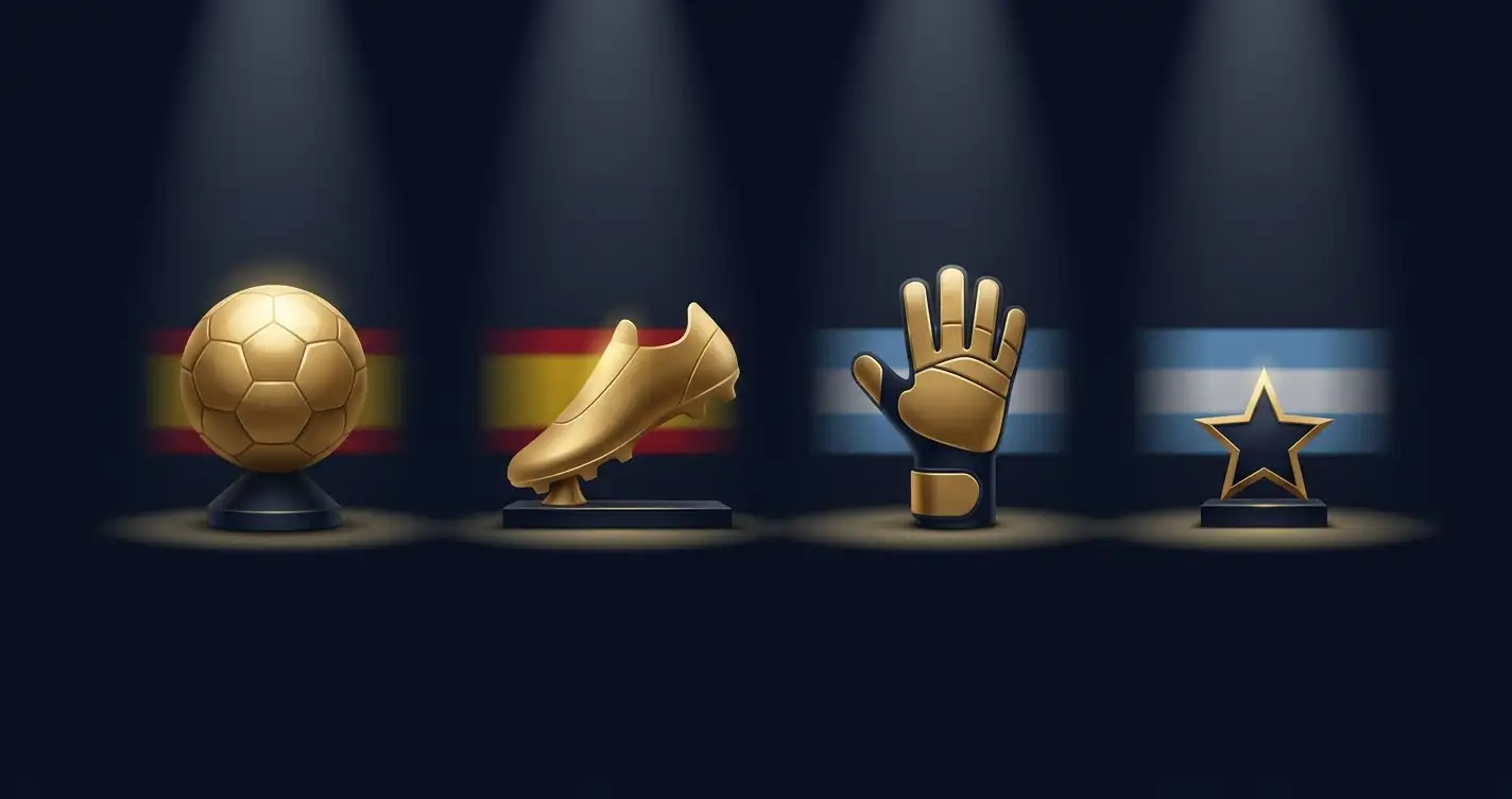 Utmärkelserna i fotbolls-VM 2026 — Guldbollen till Rodri och Guldskon till Mbappé